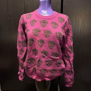 Kersh Pink and Brown Skull Sweater